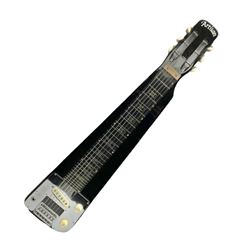 Artisan lap steel plank guitar in metallic black L74cm