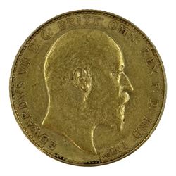King Edward VII 1910 gold full sovereign coin