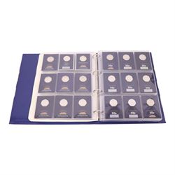 Queen Elizabeth II commemorative coins, mainly fifty pence coins, including BUNC and SYO examples, Westminster coin collections, DateStamp boxed set, etc, housed in ChangeChecker album and loose