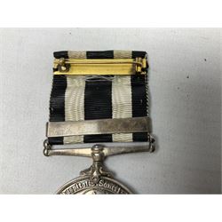 Pre-WW2 Service Medal of the Order of St. John with five-year bar awarded to 13712 Pte. F.J. Peek K.E.B. (London P.O.) Div. No1Dis. S.J.A.B. 1935; with pin mounted ribbon