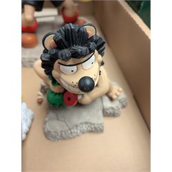 Robert Harrop The Beano Dandy Collection Menacemobile, boxed together with Robert Harrod Big Gnasher and Big Dennis, five Robert Harrod Camberwick Green collection figures, etc