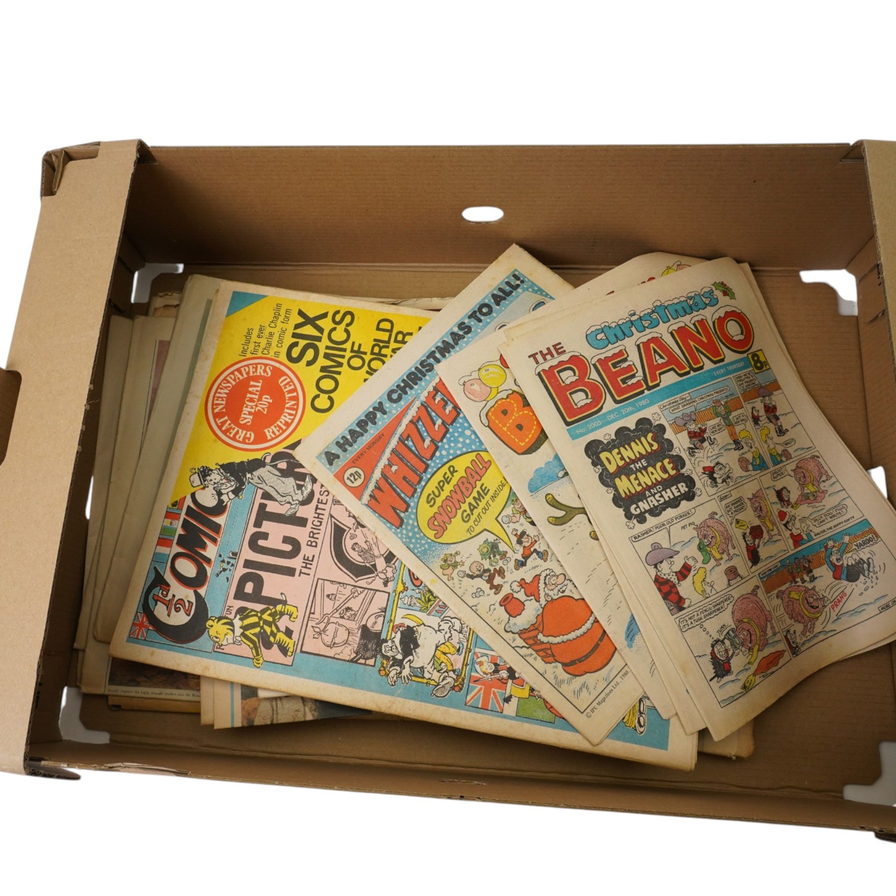 1980 Beano and Buster comics, various Royalty items including George VI coronation souvenir programme ,souvenir newspaper issues etc