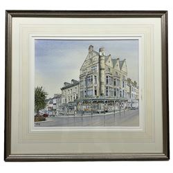 George 'Griff' Griffiths (British 1939-2017): Betty's Tea Room Harrogate, watercolour signed 32cm x 39cm
