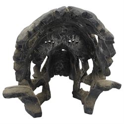 Matt Buckley, Edge sculpture, Gorilla composite bust, together with matching painting, bust H42cm 