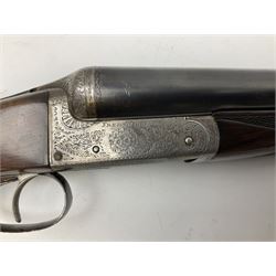 Fred Williams London & Birmingham 12-bore side-by-side double barrel box-lock non-ejector sporting gun with 2 1/2