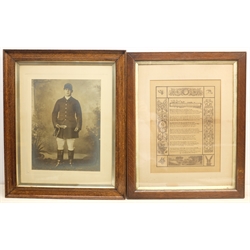 After Imogen Collier (British fl.1898-1904): The Sinnington Hunt, photogravure inscribed 'From the Picture Presented to Penn Sherbrooke Esq. and Mrs Sherbrooke by the members of the Sinnington Hunt 1905' in the plate, together with three other pictures relating to Jack Parker and the Sinnington Hunt, max 35cm x 55cm (4)