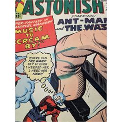 Twelve Marvel Silver Age 'Tales to Astonish' comic books, spanning years 1962-1964, comprising issues #28, #36, #37, #38, #42, #45 x 2, #47, #48 x 2, #49 and #51