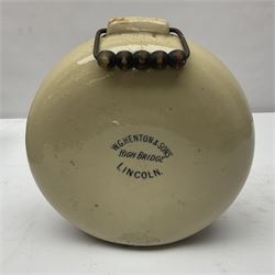 The Adaptable Hot Water Bottle & Bed Warmer made at Old Fulham Pottery, together with six vintage woodworking planes