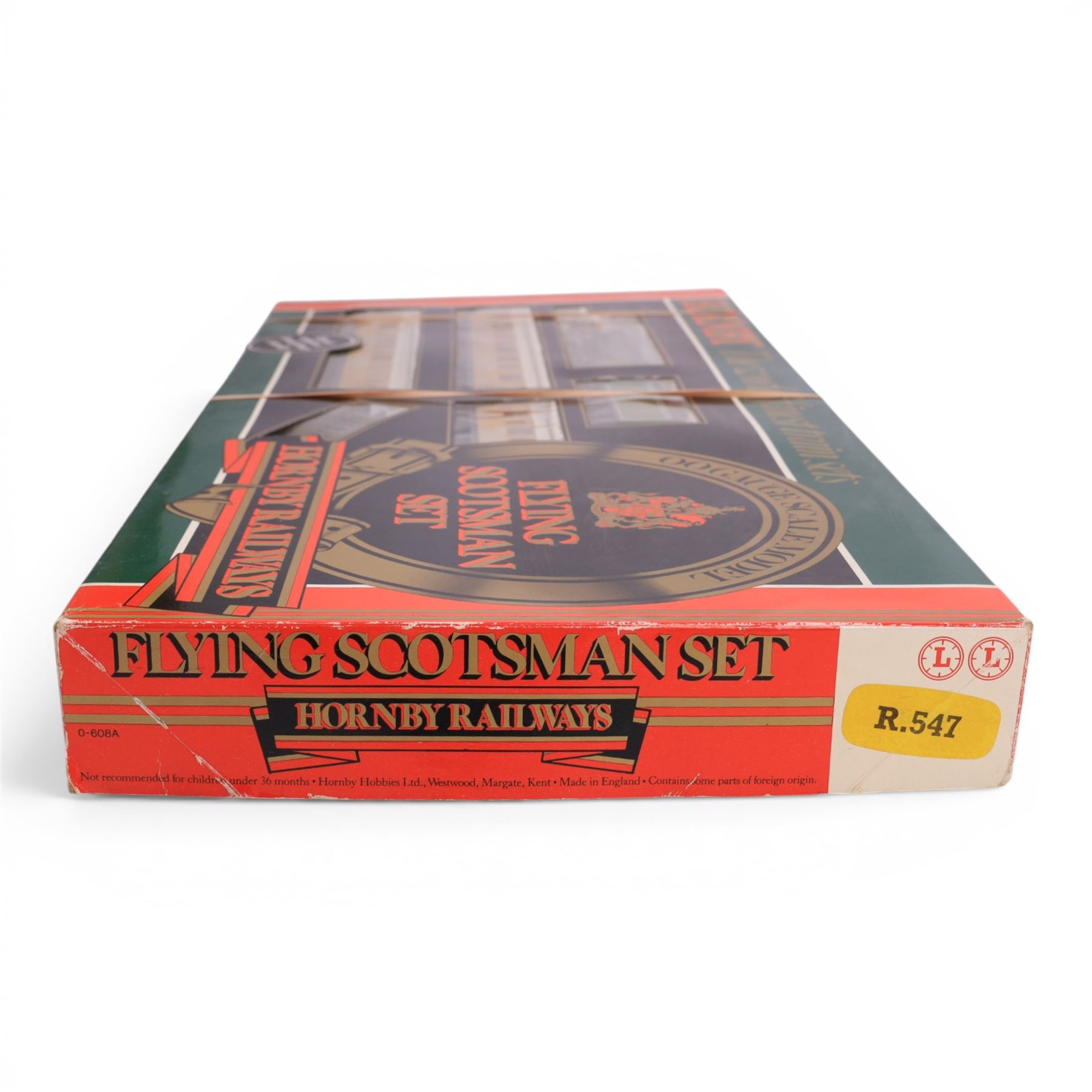 Two Hornby 00 gauge train sets, comprising R547 Flying Scotsman Set and R577 Freight Master Set, both boxed