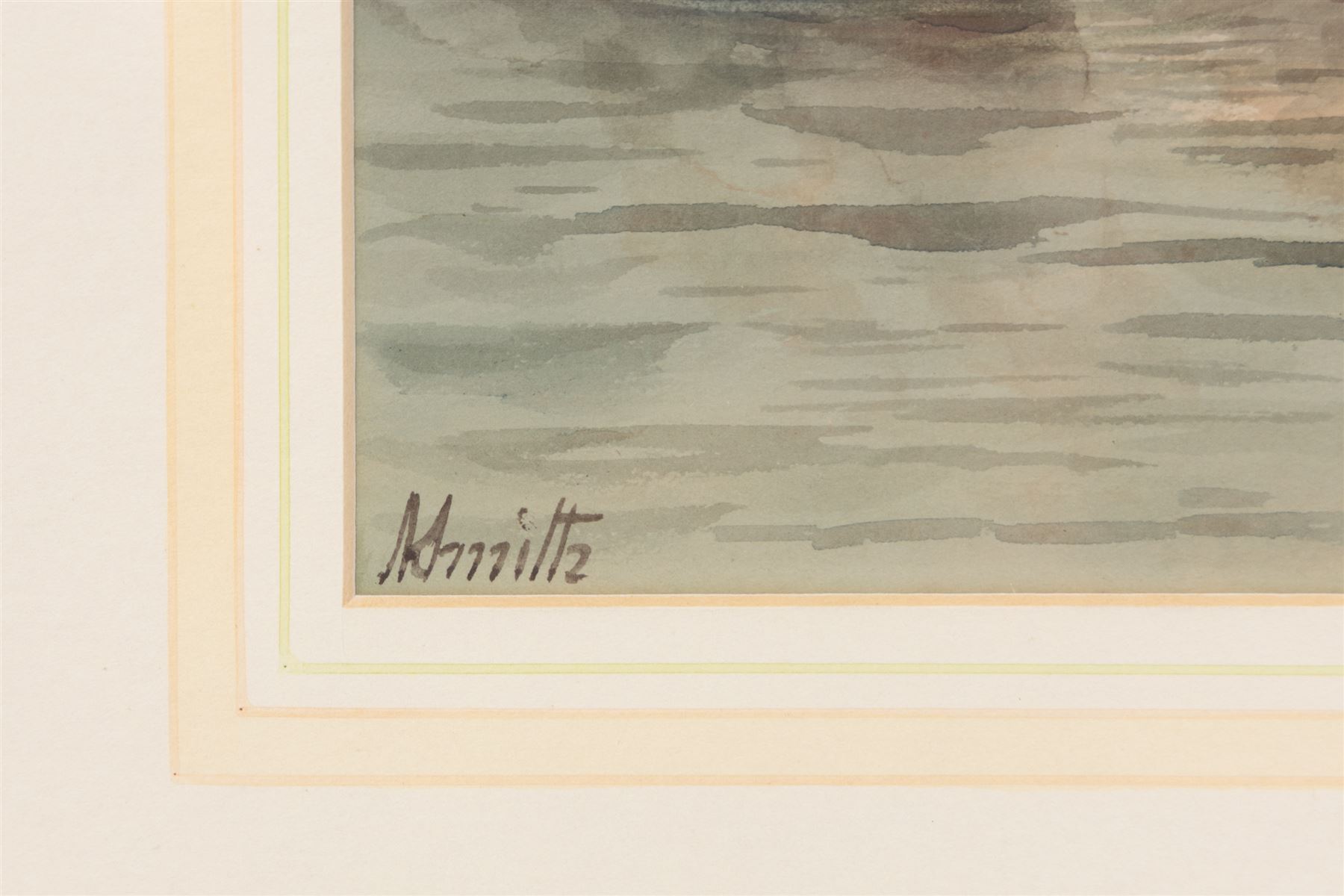 John Wynne Williams (British fl.1900-1920): Whitehead Hill and St Marys Steps, pair watercolours signed 24cm x 15cm; Austen Smith (British Early 20th Century): View towards Scarborough Castle, watercolour signed and dated 1913, 10.5cm x 17.5cm; A Smith (British Early 20th Century): Scarborough Harbour Scenes, pair watercolours signed 22cm x 34.5cm (5)