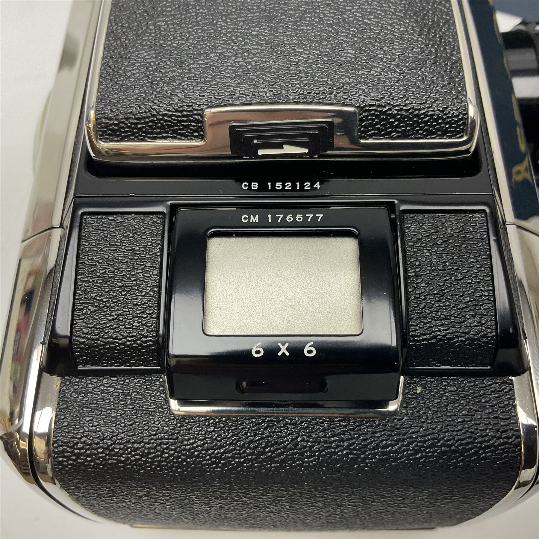 Bronica S2a, type 2 camera body, Serial no. CB152124, with 'Nikon NIKKOR-P 1:2.8 f=75mm' lens, serial no. 190143, in original box 