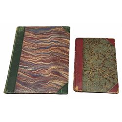 The Works of William Hogarth, in a Series of Engravings with Descriptions and Comment on their Moral Tendency, by the Rev. John Trusler, bond together with Durham & Northumberland Illustrated from Original Drawings by Thomas Allom and Wales Illustrated in a series of views, together with a bound group of maps of Europe. 

