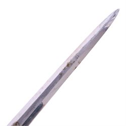 Third Reich Luftwaffe 1st Type officer's dagger, the double edged blade marked SIegfried, Solingen, L50cm