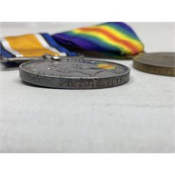 WW1 1914 “Mons Bar” medal trio comprising British War Medal, 1914 star with copy '5th Aug – 22nd Nov 1914' bar and Victory Medal awarded to M1-5988 Pte. A.H. Bottrill A.S.C.; with ribbons