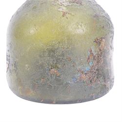 Early 18th century mallet shaped glass wine bottle, H20cm