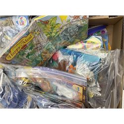 Large quantity of Mcdonalds toys to include Matchbox in four boxes