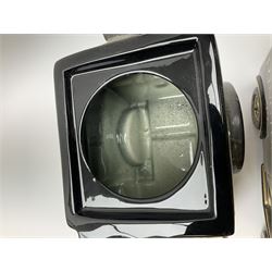 Three Ringtons novelty teapots, comprising The Ringtons Van teapot, the Tea Merchant teapot, and Millenium Celebration teapot. 