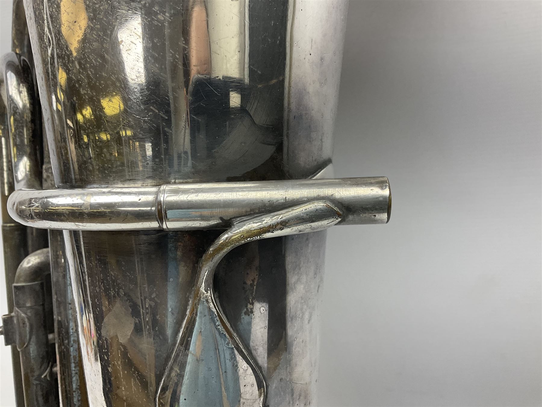 Salvation Army Class A Bb tuba for restoration or display H79cm