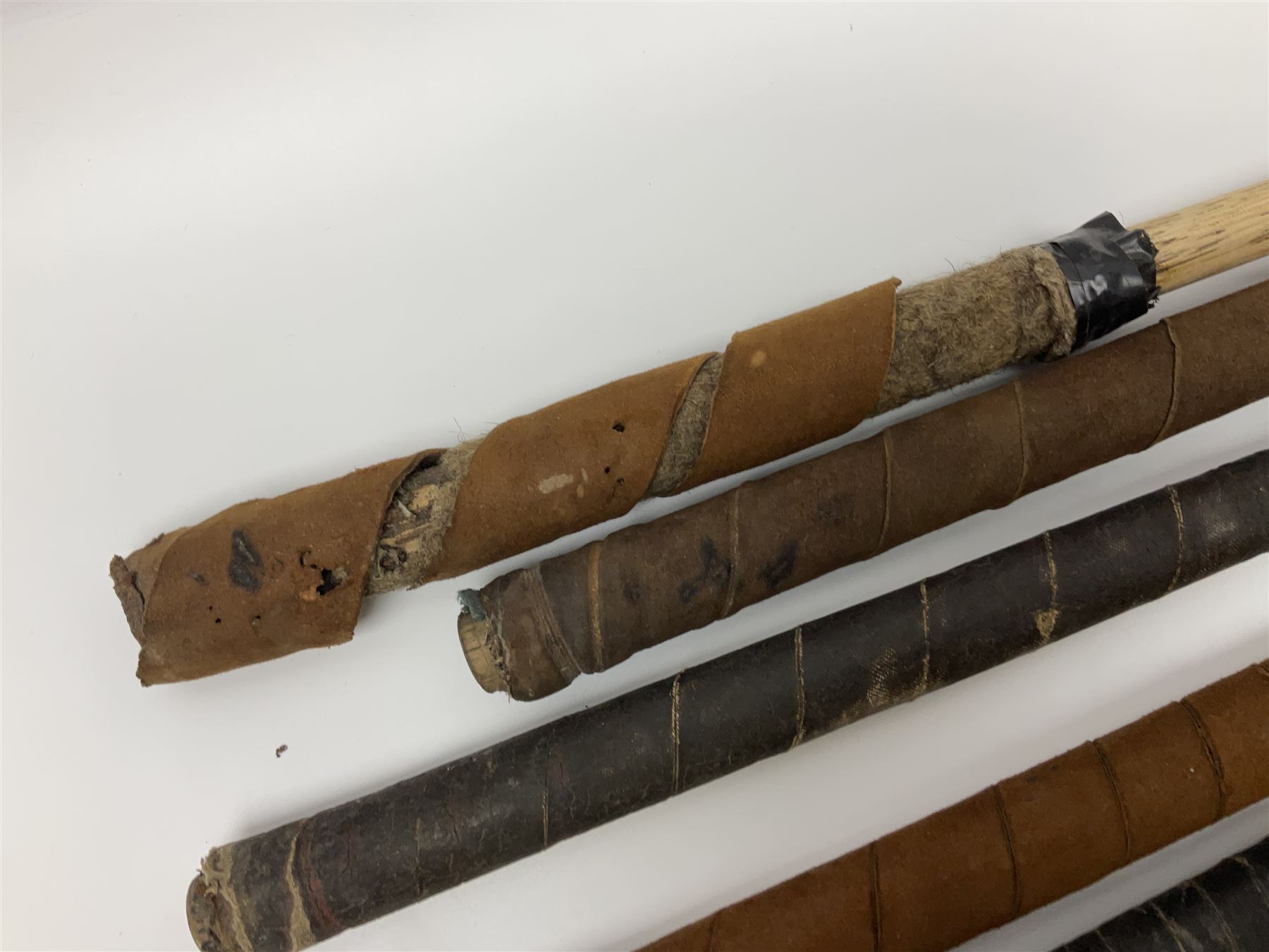 Collection of vintage wooden shaft golf clubs, including J & D Clark,  J Winton, etc (7)