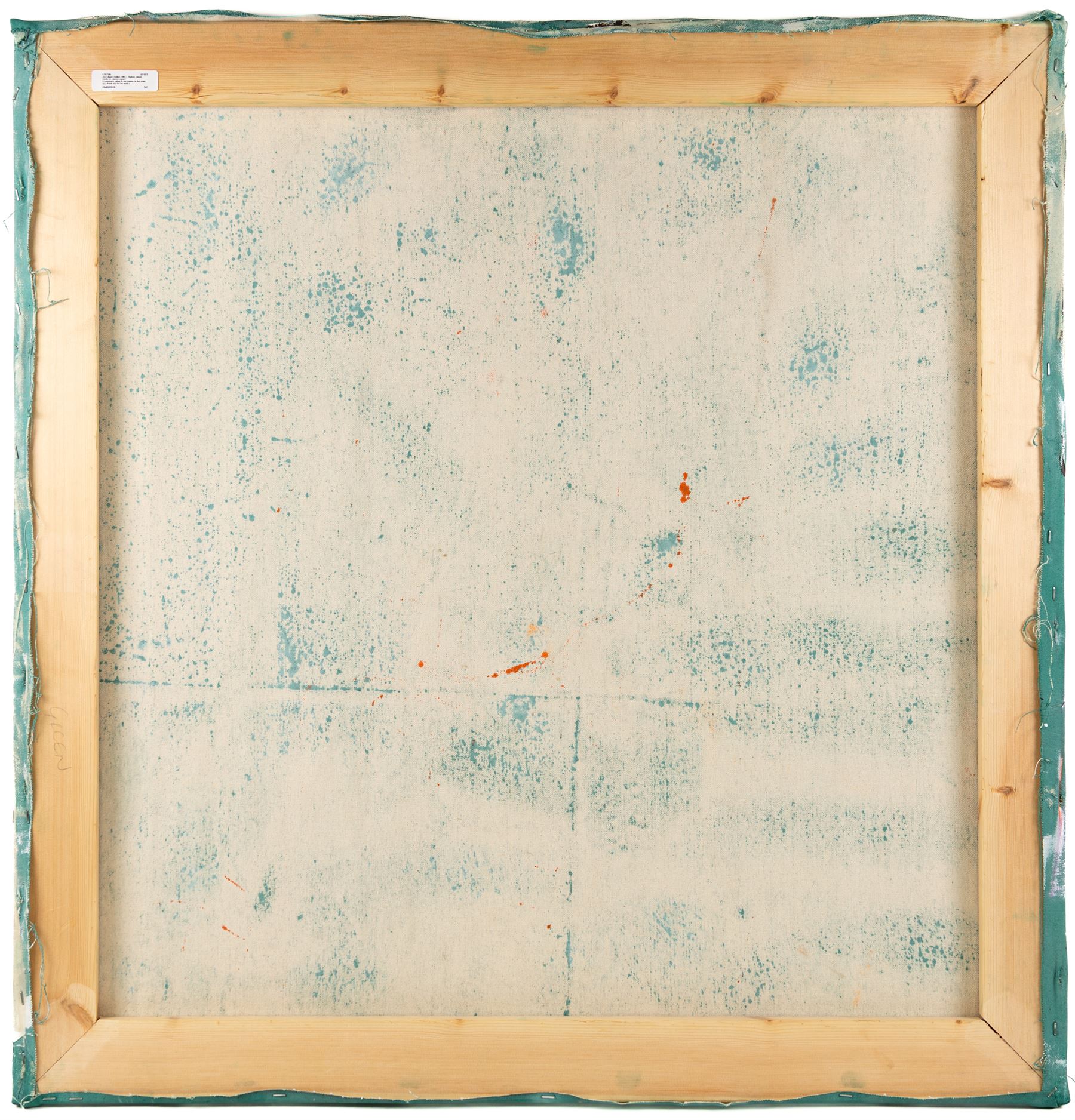 Joseph Gilgun (British 1984-): Bigfoot, mixed media on canvas signed 89cm x 86cm (unframed)
Provenance: gifted to the vendor by the artist as a thank you for his work on the TV show Brassic.