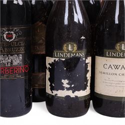 Mixed wine, including Baron Philippe 1983, Mouton Cadet, Montepulciano D'Abruzzo 2003 Barberino, etc, various contents and proof 