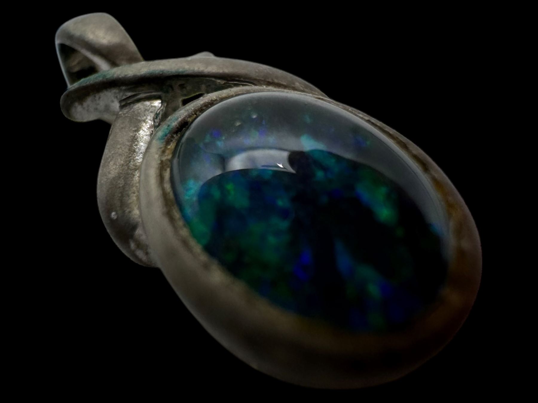 9ct gold emerald and diamond cluster ring, hallmarked, 18ct gold three stone diamond ring, silver stone set pendant, loose opal and a micro mosaic brooch