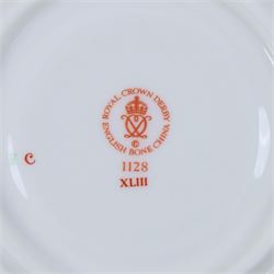 Royal Crown Derby Old Imari 1128 set of eight breakfast cups and saucers, cups, H8cm