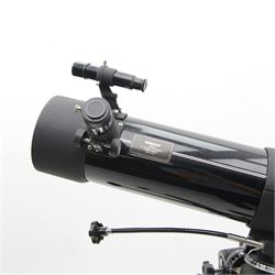 Tasco reflector telescope, model no. 302012, with equatorial mount