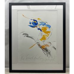 Jake Sutton (British 1947-): 'The Final Furlong', limited edition screenprint signed titled and numbered 66/250 in pencil 76cm x 57cm