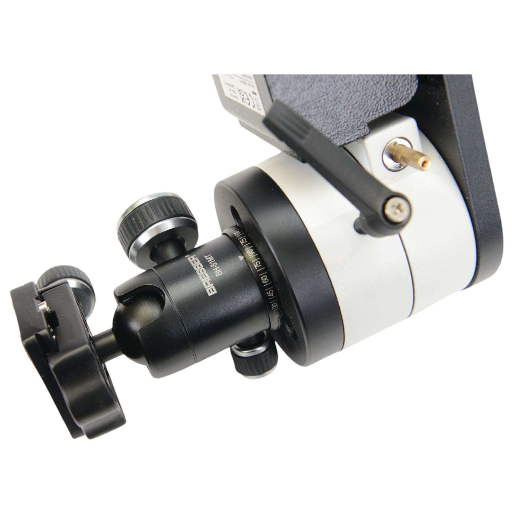 Bresser Astrophoto star tracking camera mount, with BH-51MT ball head, motor unit, DK8-B axis corrector
