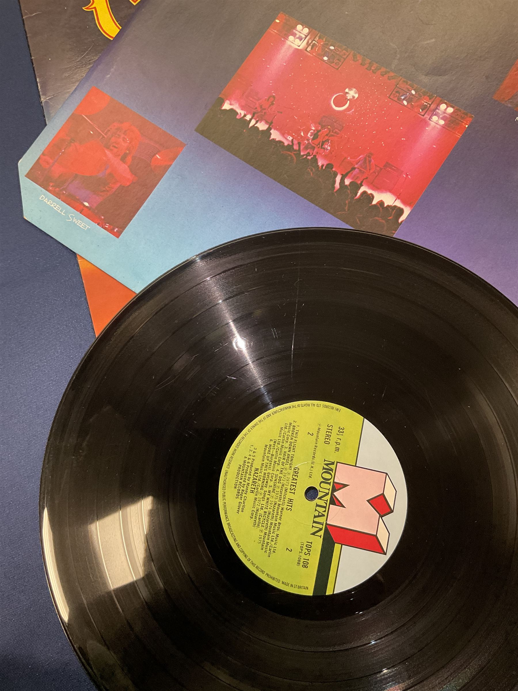 Nazareth vinyl LPs including 'Exercises', 'Raz Ama Naz', 'Loud 'N' Proud' etc (6)