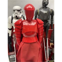 Star Wars - seven Jakks Pacific Big-Figs comprising Jyn Erso, Poe Dameron, Han Solo, Stormtrooper, Captain Phasma, Praetorian Guard and K-2SO; all boxed (7)