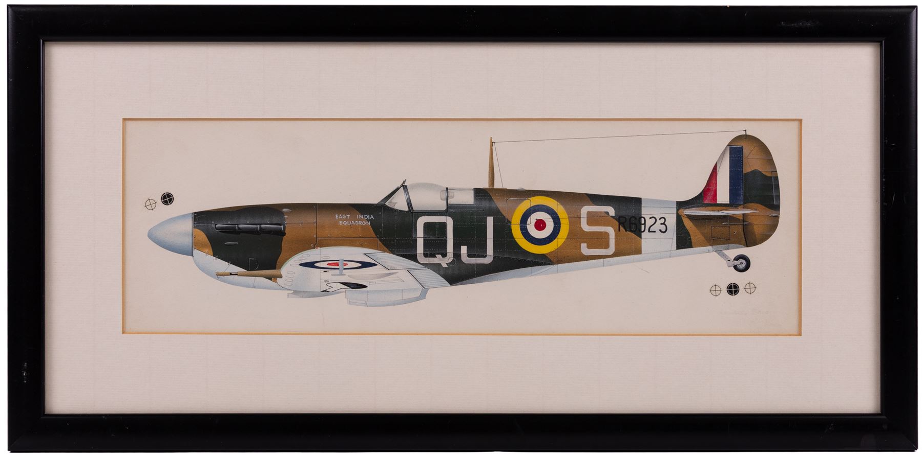 John Batchelor (British 1936-2019): Aircraft Studies, set of eleven gouaches variously signed and inscribed, max 35cm x 52cm (11)