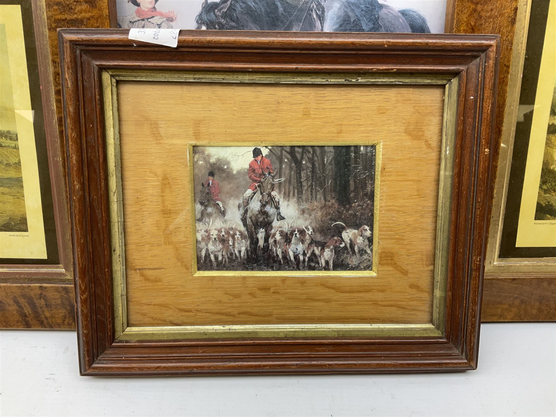 Collection of Equestrian related prints including 'Passion and Patience' after John Sargent Noble max 29cm x 40cm (6)
