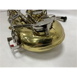 Lafleur by Boosey & Hawkes student tenor saxophone in fitted case with accessories, built in Czechoslovakia
 