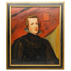 After Peter Paul Rubens (Flemish 1577-1640): Portrait of Philip IV of Spain,  oil on canvas unsigned 75cm x 63cm