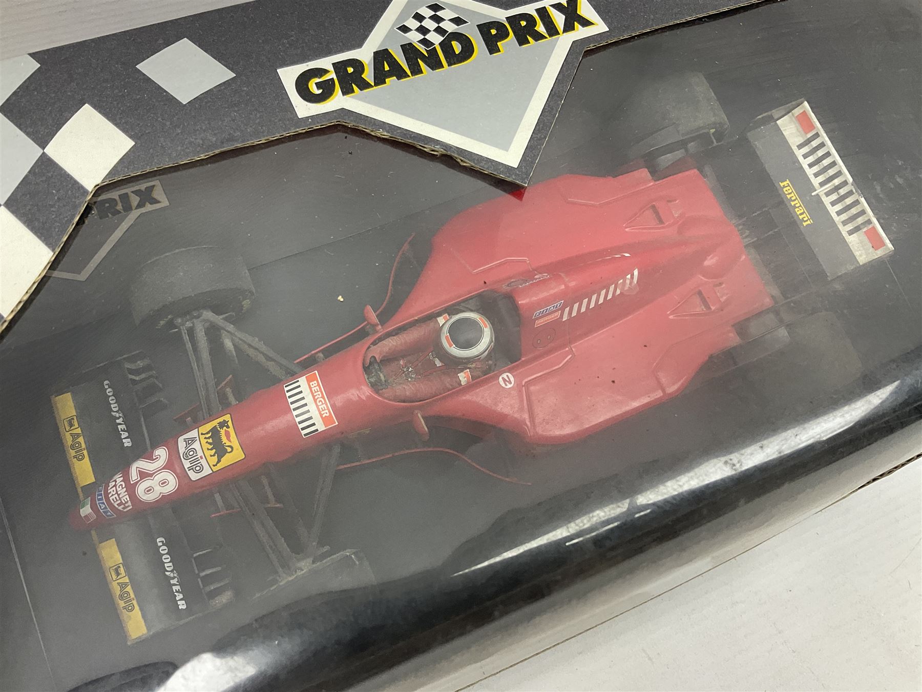 Four Paul's Model Art 1:18 scale racing cars - Ferrari 412 T2 G