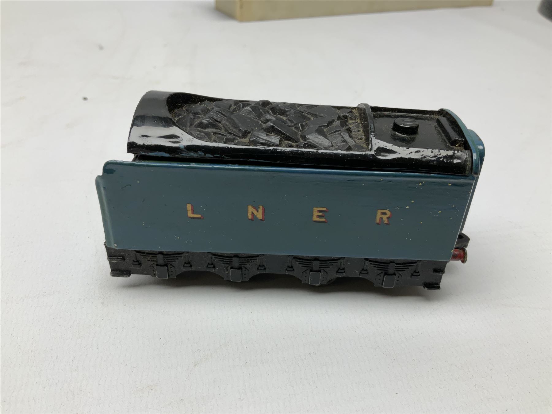 Tri-ang Hornby '00' gauge - Coronation Class 4-6-2 locomotive 'Coronation' No.6220 in LMS blue/silver livery with 'Alternative Names & Numbers' pack in box base with plain slip case; and Class 57XX 0-6-0 Pannier Tank locomotive No.8751; boxed; together with an incomplete and repainted Hornby Dublo Class A4 4-6-2 locomotive 'Golden Plover' No.4497 in associated box (3)