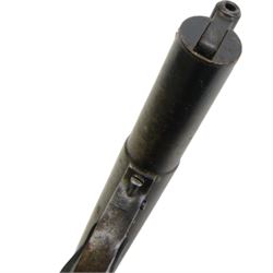 Webley Mark I .177 air pistol, serial number 26401, the air chamber marked 'Webley Mark I Made in England, Webley & Scott Ltd Birmingham Patented Gt Britain No 219872 and all Principle Countries', with checkered grip, H14cm, L19cm
