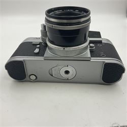 Pignons Alpa 9d Reflex camera body, serial no. 51155, with 'Kern-Macro-Switar 1:1.8/50 AR' lens, serial no. 932389