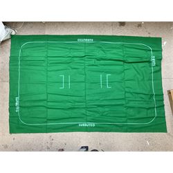 Subbuteo - 1970s Football Express 5-a-side table football game; together with Test Match Edition Table Cricket; both boxed with instructions (2)