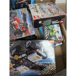 Lego, Mega Blocks and Ban Bao building bricks sets, including Lego 75111 Darth Vader, Mega Blocks Collectors Series Call of Duty, Lego Marvel Super Heroes 4529 Iron Man, Ban Bao racing cars, etc all boxed