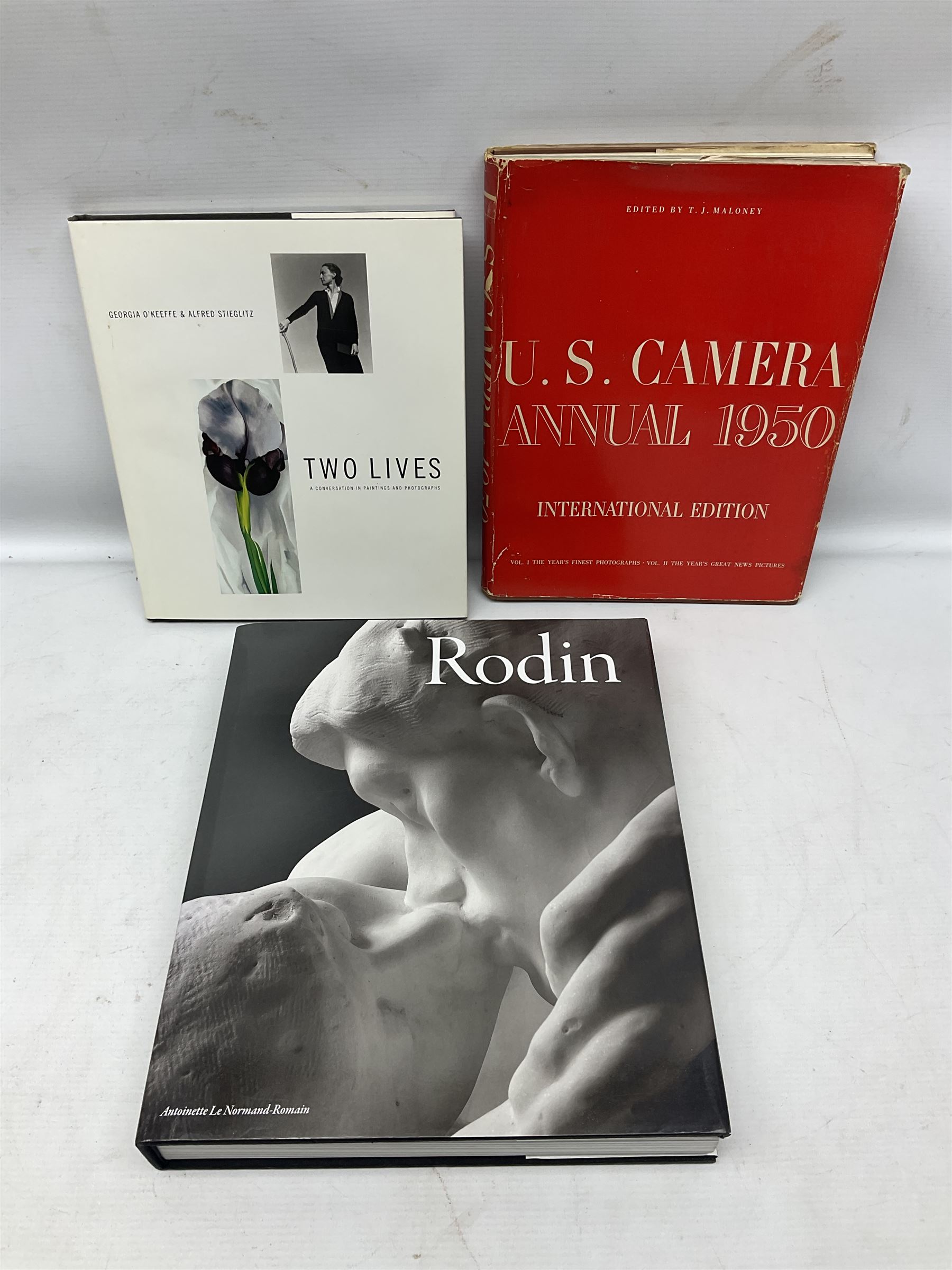 Fourteen assorted photography and art reference books, to include Edvard Munch, Rodin, Brett Weston, Ansel Adams, etc