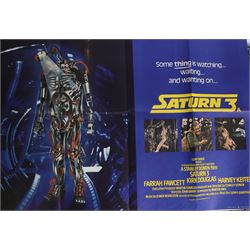 Nine film posters, including Saturn 3, Airplane, Amityville Horror, 10 and five Oscar Winners examples given free with The Times in 2007