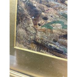 Alfred George Morgan (British 1848-1930): Rigg Mill Whitby, watercolour signed 45cm x 29cm