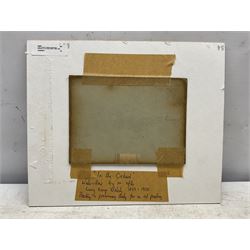 Attrib. Lucy Elizabeth Kemp-Welch (Britsih 1869-1958): Ponies in the Orchard, watercolour unsigned 12cm x 17cm (mounted)