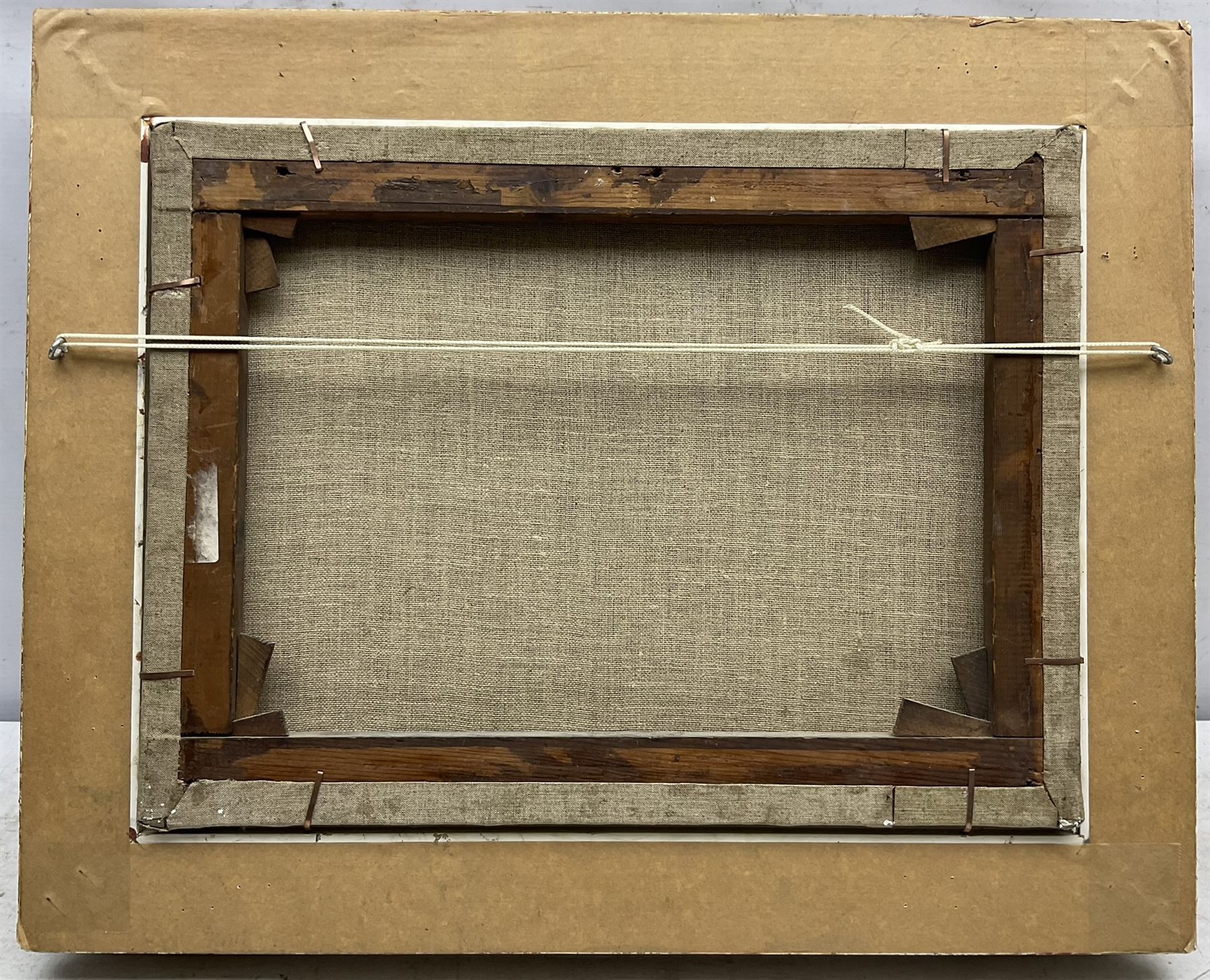 Arthur Herbert Rigg (British c.1859-1915): Autumn River Landscape, oil on canvas signed 29cm x 39cm 
Notes: Arthur was the eldest brother of Staithes Group member Ernest Higgins Rigg (1868-1947). The pair were two of six children of Mary Ann Higgins (1834-1910) and Matthew Christian Rigg (1831-1896), alongside Edith (1861-1900), John Albert (1864-1912), William Darnley (1866-1953), and Alfred Edward (1870-1919).