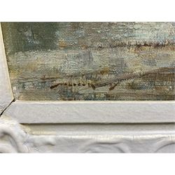 William Lee Hankey (British 1869-1952): 'Boats at Honfleur' and 'Ready for the Sea', pair oils on canvas signed, titled verso 35cm x 40cm (2)