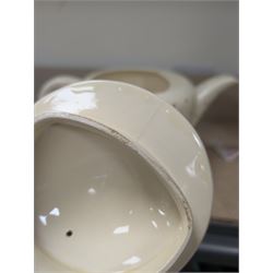 Collection of Susie Cooper ceramics, including jugs, vases and a teapot 