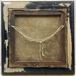 Herbert F Royle (British 1870-1958): Hilltop Barn with Sheep Grazing, oil on canvas signed 45cm x 45cm